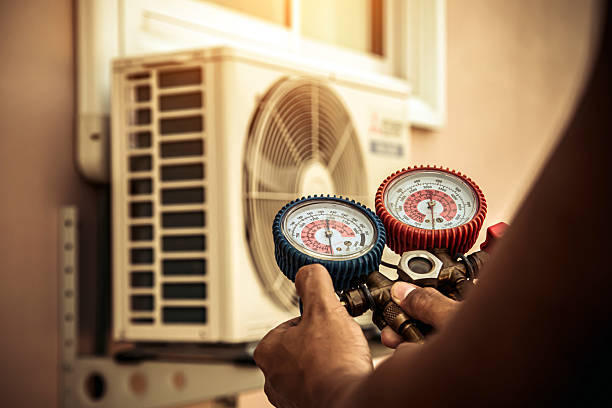 Professional Hvac Installation technician working in Taunton, MA